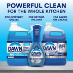 Dawn Professional Dish Soap 1 Gallon Bulk, Heavy Duty Liquid Detergent Commercial Strength Grease Cutter for Pots Pans Dishes Kitchen Home & Restaurant Use