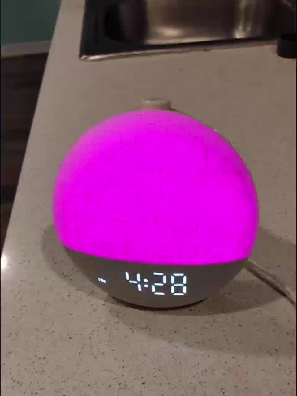 Sunrise Alarm Clock & Sound Machine with 30 Soothing Sounds White Noise – Dimmable Night Light, Wake Up Light, Snooze & Timer for Bedroom, Adults & Heavy Sleepers, Gift for Women & Men