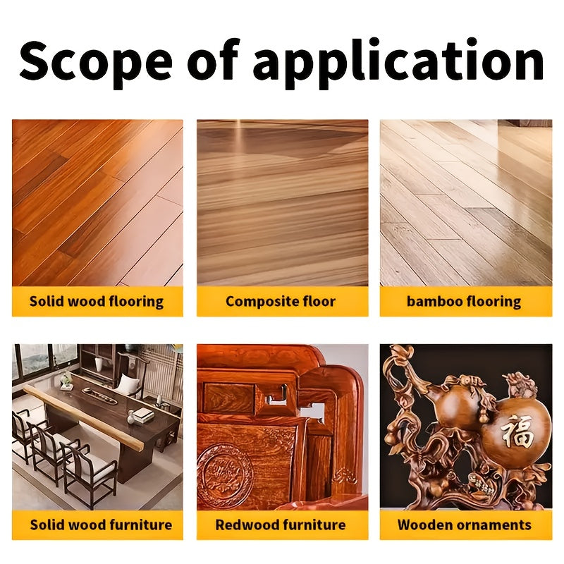 Wood Beeswax Polish Scratch Remover 2 Pack Nourishes Restores Wood Surfaces Floors Furniture Cabinets Cutting Boards Wood Care Wax with Towel