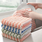 Microfiber Cleaning Cloths 18-Pack, Ultra-Fine Fiber Reusable Dishwashing & Kitchen Cloths – Multi-Color, Streak-Free for Home & Kitchen Use