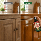 Furniture Wood Renovation Spray 3.38oz Wood Care Restoration Agent for Matte Wood Cabinets Tables Chairs Floors Surface Maintenance Cleaning Spray for Home Wood Surfaces