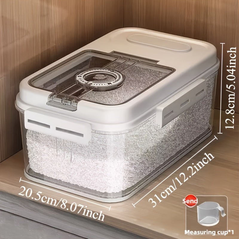 Large Capacity Grain Storage Container Sealed Rice Box Insect-Proof Moisture-Proof Flour Storage Bin for Rice Grains - Multiple Sizes