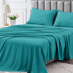 Luxury Microfiber Bed Sheet Set 4-Piece | Deep Pocket, Fade Resistant