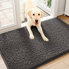 Washable Pet Door Mat Anti-Slip Mud & Paw Print Absorbent Rug – Machine Washable Indoor Entrance Mat for Dog & Cat | 3 Sizes 6 Colors