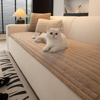 Plaid Sofa Protector Thickened Non-Slip Machine Washable Stretchable Pet Friendly - Sofa Cover for Living Room Bedroom Office Loveseat 4 Seater 6 Colors