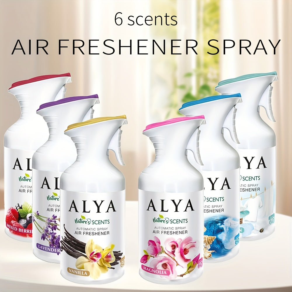 Aromatherapy Air Freshener Room Spray 8.45oz – 6 Scents, Odor-Fighting, Multi-Purpose for Home, Car, Bathroom & Closet – 1pc / 3pc