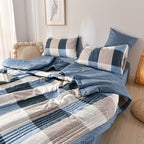 Summer Cooling Quilt Set 3 Piece Thin Quilt 2 Pillowcases Floral Embossed Skin Friendly Soft All Season Comforter - Twin Full Queen King Hotel Bedroom