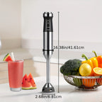 7-in-1 Immersion Blender Handheld 1000W 20-Speed Turbo with Dough Hooks, Egg Beater, Whisk, Beaker & Chopper – BPA-Free Stick Blender