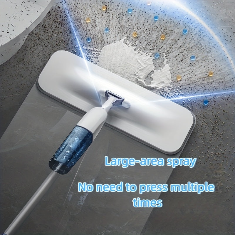 Spray Mop for Floor Cleaning with 5 Replaceable Pads & Reusable Bottle 360-Degree Flexible Dry Wet Mop Long Handle for Hardwood Tile Bedroom Kitchen Bathroom Living Room