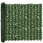 UV Resistant Artificial Ivy Privacy Fence Screen Faux Hedge Wall Panels Fake Ivy Vine Leaf Green Backdrop for Outdoor Garden Patio Balcony Backyard Indoor Decor Multiple Sizes