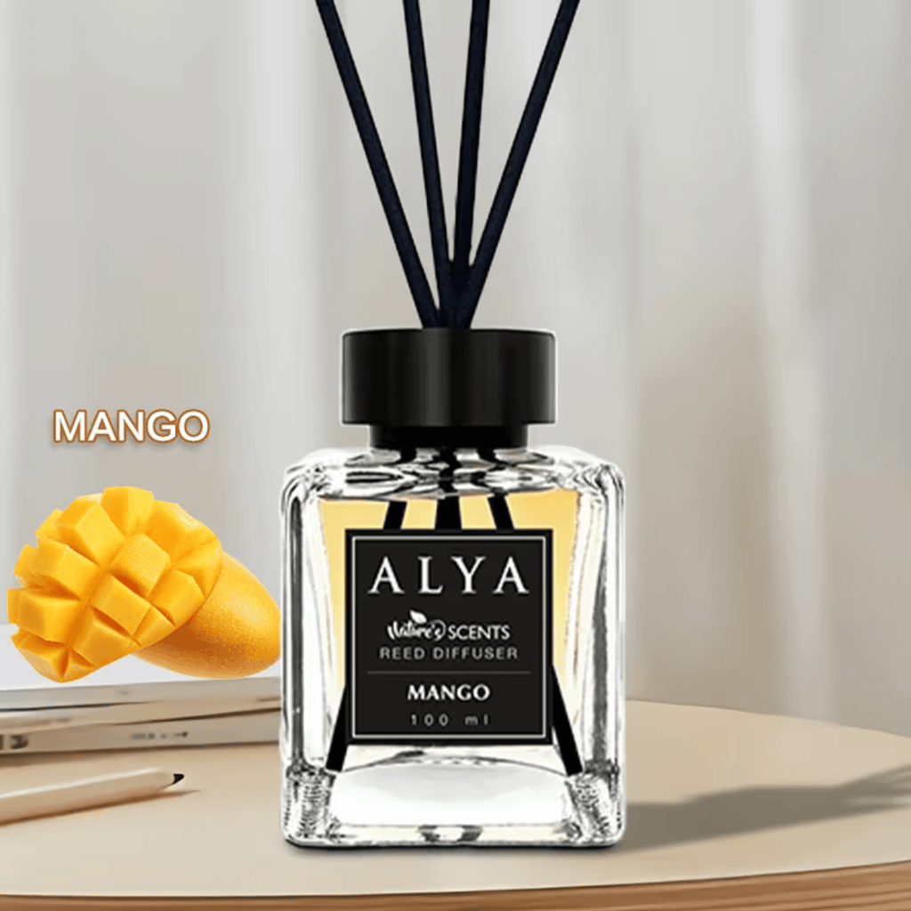 Reed Diffuser Set with Reed Sticks 14 Scents 3.3oz Flameless Home Fragrance for Bedroom Bathroom Office Living Room 1 or 2 Pack Mango Sandalwood Ocean Gardenia