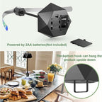 Holographic Blade Table Fly Fan – Silent 360° Rotating Fly Repellent Fan for Outdoor & Indoor Use | Picnics, BBQ, Parties, Restaurants & Kitchens | 2-Pack or 4-Pack