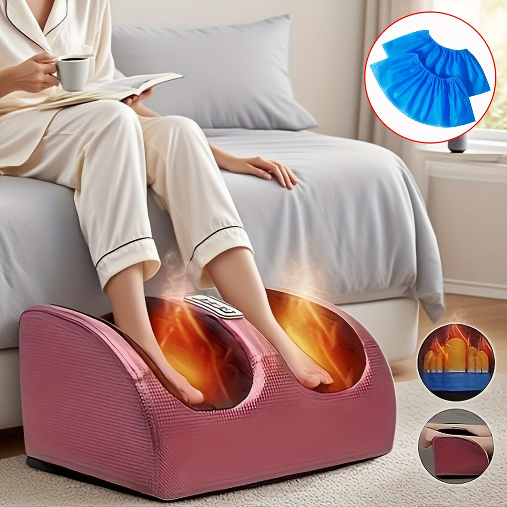 Foot Massager with Heat & Deep Kneading Compression for Legs, Feet & Arms – Electric Shiatsu Foot Massager for Home or Office Relief, Ideal Gift for Birthday, Christmas, Valentine's Day & Holidays