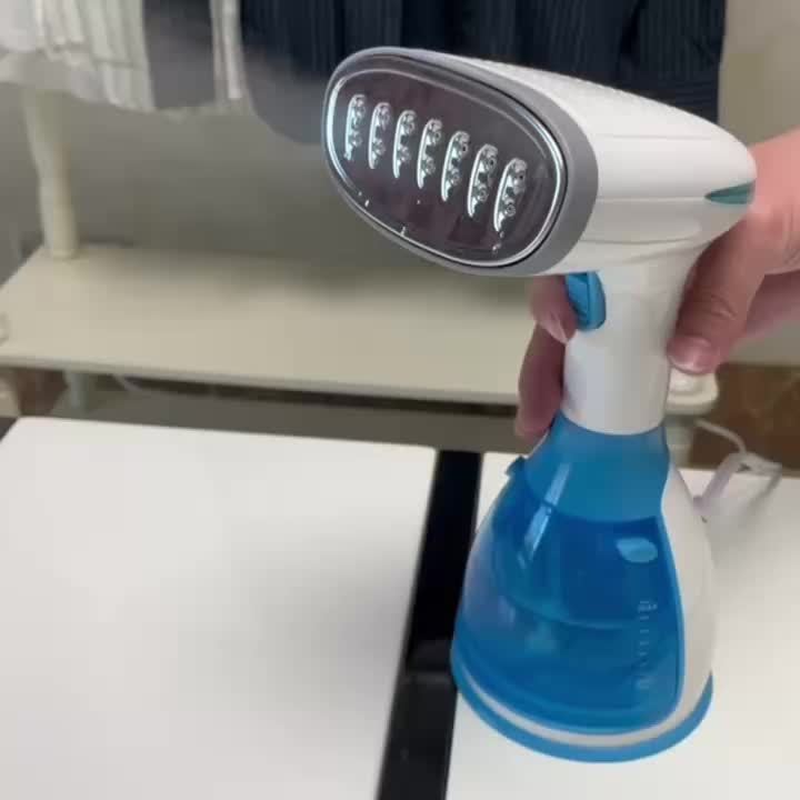 Handheld Garment Steamer 1500W Fast Heating – 9.47oz Removable Water Tank, 30-Second Heat-Up, Portable Fabric Steamer for Clothes at Home, Travel & Office | with Accessories
