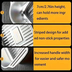 Nonstick Rectangular Baking Pans Set of 3 Stainless Steel with Lids – BBQ Roasting Pans for Outdoor Cooking, Holiday Entertaining & Self-Service Buffets