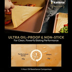 Parchment Paper Baking Liners 199PCS Unbleached Precut 12x16 Inch Non-Stick – Heavy Duty Oven & Air Fryer Safe Brown Baking Sheets for Cookies, Bread, Cake, Pizza & Meat
