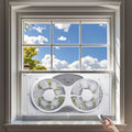 Twin Window Fan 9 Inch Expandable Dual Blade with Remote Control 2-Speed 3-Speed for Bedroom Living Room Kitchen Indoor Cooling