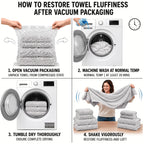 Four-Layer Gauze Jacquard Hand Towel & Kitchen Towel Set Thickened Soft Absorbent Quick Dry - Floral Pastoral Style Multi-Function 4 Designs | Nuvia Haven