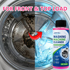 Washing Machine Cleaner Spray 100ml Citric Acid Formula - Deep Clean Descaler Odor Eliminator for Front Load & Top Load Washers Removes Scale & Detergent Residue