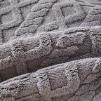Thickened Shu Velvet Fleece Non-Slip Recliner Cover Plush Sofa Chair Cover – Warm Cozy Furniture Protector for Living Room Office Home, All-Season Recliner Slipcover