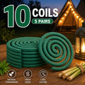 Mosquito Repellent Coils Outdoor Citronella Lemongrass Large Size with Holder – Long-Lasting Bug Repellent for Patio, Garden, Camping & Backyard Summer Use