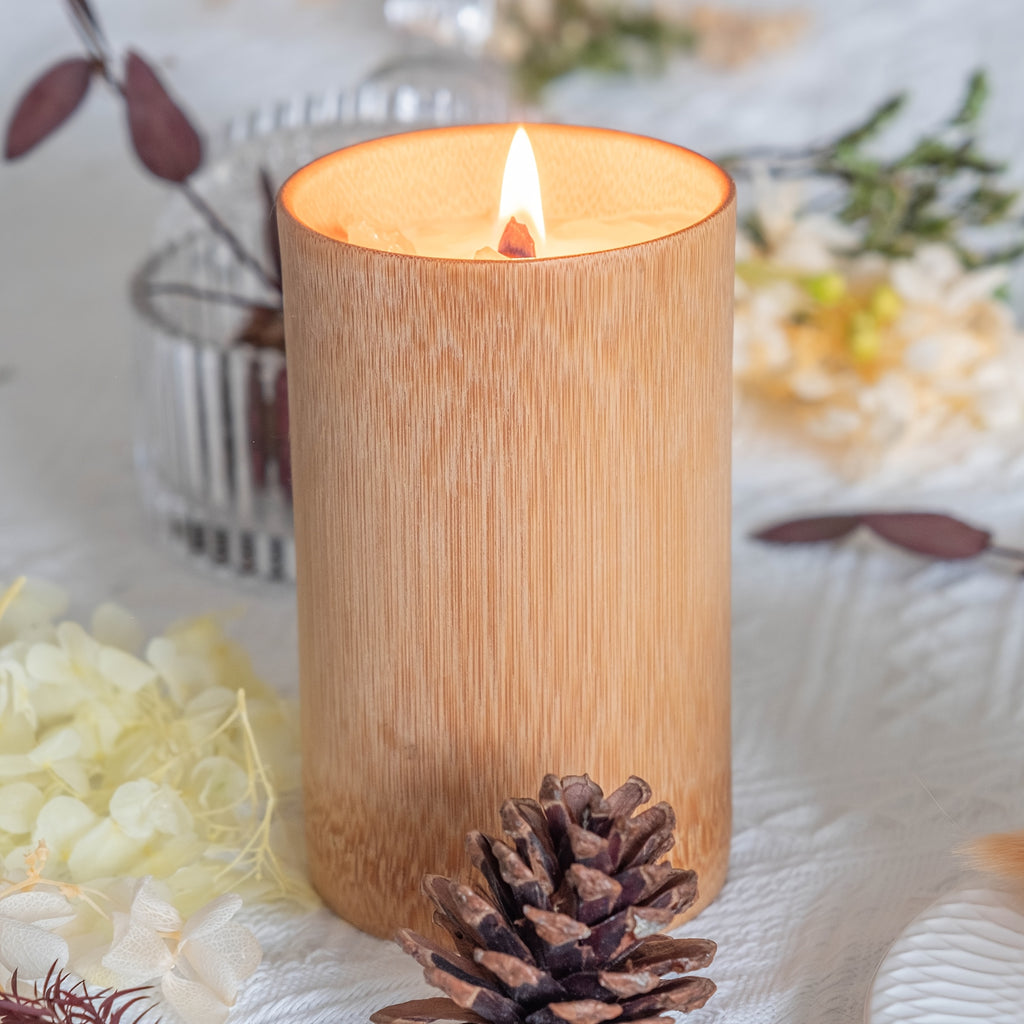 Long Burn Soy Wax Scented Candle 60 Hours - Cozy Fragrance for Home Decor, Spa & Aromatherapy, Unique Gifts for Christmas, Housewarming, Mom & Friends