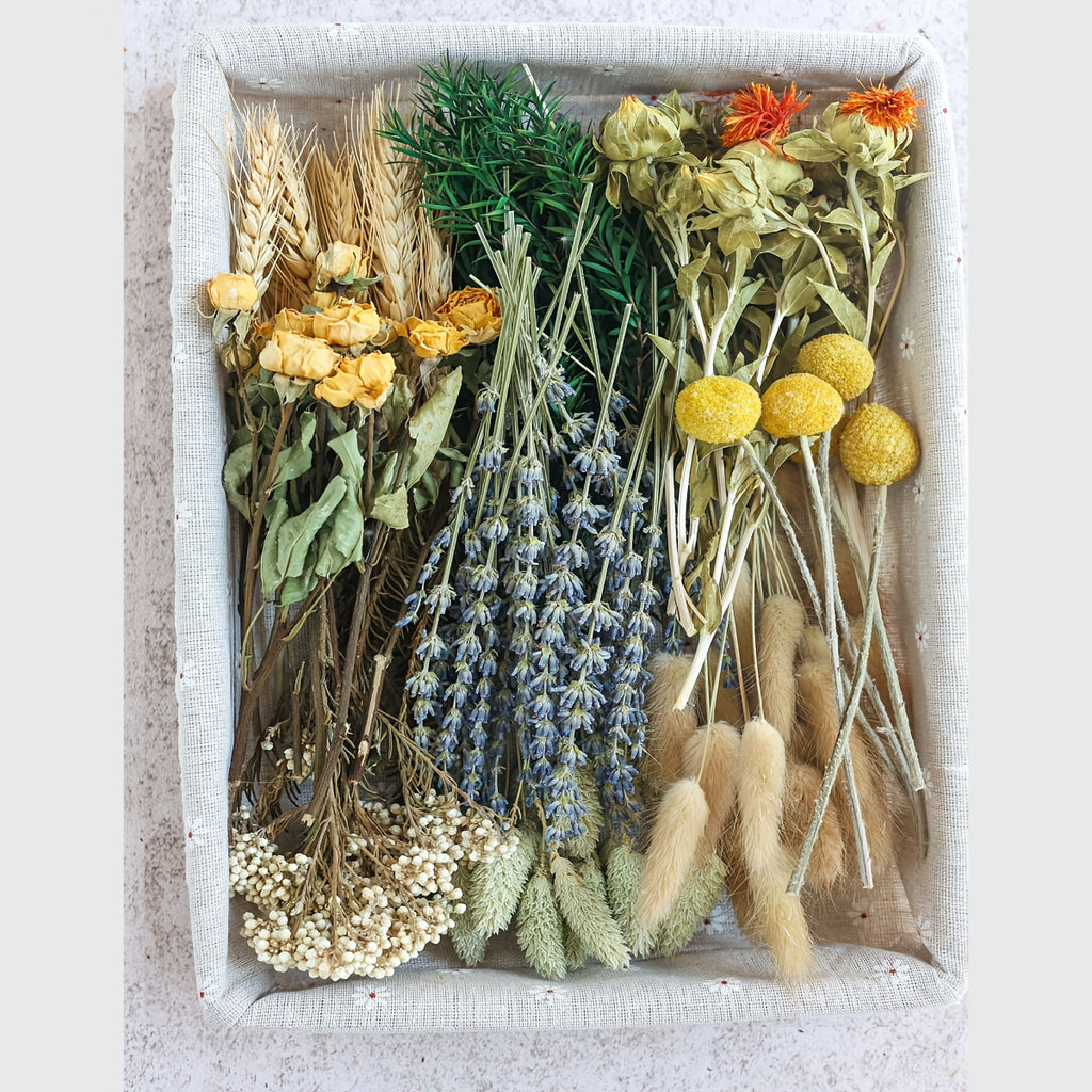 Boho Dried Flower Bouquet with Pampas Grass - Bohemian Wedding Centerpiece, Cake Flowers & Groom Boutonniere, Long-Lasting Botanical Arrangement for Home & Event Decor