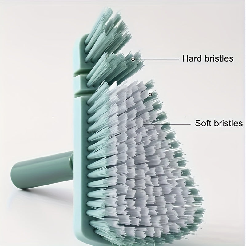 Long Handle Floor Scrub Brush 37.4 Inch – Detachable Stiff Bristle Shower Scrubber for Bathroom, Tile, Tub, Kitchen & Balcony | Heavy-Duty Wall & Floor Cleaning Brush