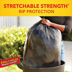 30 Gallon Trash Bags Black Drawstring, Ultra Strong Leak-Proof 113.5L Large Kitchen Trash Can Bags, Multipurpose Cleaning Supplies for Home, Garden, Industrial & Commercial Use (90 or 24 Count)