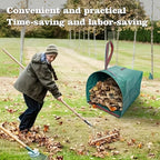 Garden Leaf Bags Reusable 52 Gallon with Handles Waterproof Yard Waste Bag for Fallen Leaves Plant Debris Lawn Clippings Compost 1 or 2 Pack
