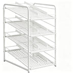 7-Tier Can Rack Organizer for Pantry | Holds 84 Cans Metal Can Dispenser with Adjustable Dividers for Kitchen Cabinet