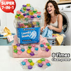 Laundry Detergent Pods 7-in-1 Long-Lasting Fragrance Deep Clean Anti-Static Soft Clothes Scented Laundry Beads Concentrated Dissolve Fast 170g 270g 670g