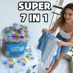 Laundry Detergent Pods 7-in-1 Long-Lasting Fragrance Deep Clean Anti-Static Soft Clothes Scented Laundry Beads Concentrated Dissolve Fast 170g 270g 670g