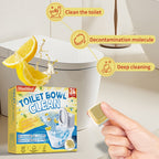 Lemon Toilet Effervescent Cleaning Tablets – Stubborn Stain Remover & Deodorizer, 12pc Cleaning Blocks or 24pc Bubble Tablets