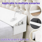 Bed Wedge Mattress Gap Filler Pillow, Headboard Closer Sleeping Pillow Against Headboard or Wall, Removable Cover Anti-Snoring Bed Wedge for Twin Full Queen King