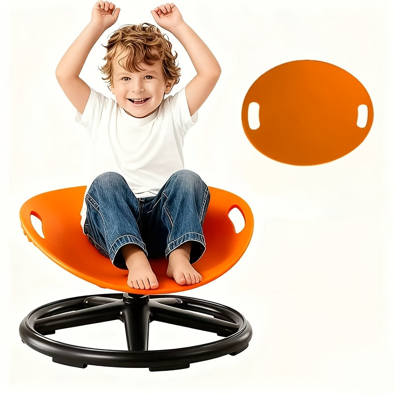 Sensory Spinning Chair for Kids with Anti-Slip Metal Base – Balance & Concentration Training Seat for Autism, Therapy & Home Use, Sensory Integration Exercise Chair for Training Centers, Gift Idea