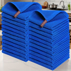 23-Piece Cotton Waffle Weave Kitchen Dish Cloths Set Absorbent Quick-Dry Dish Towels 12x12 Inch Multi-Color Options