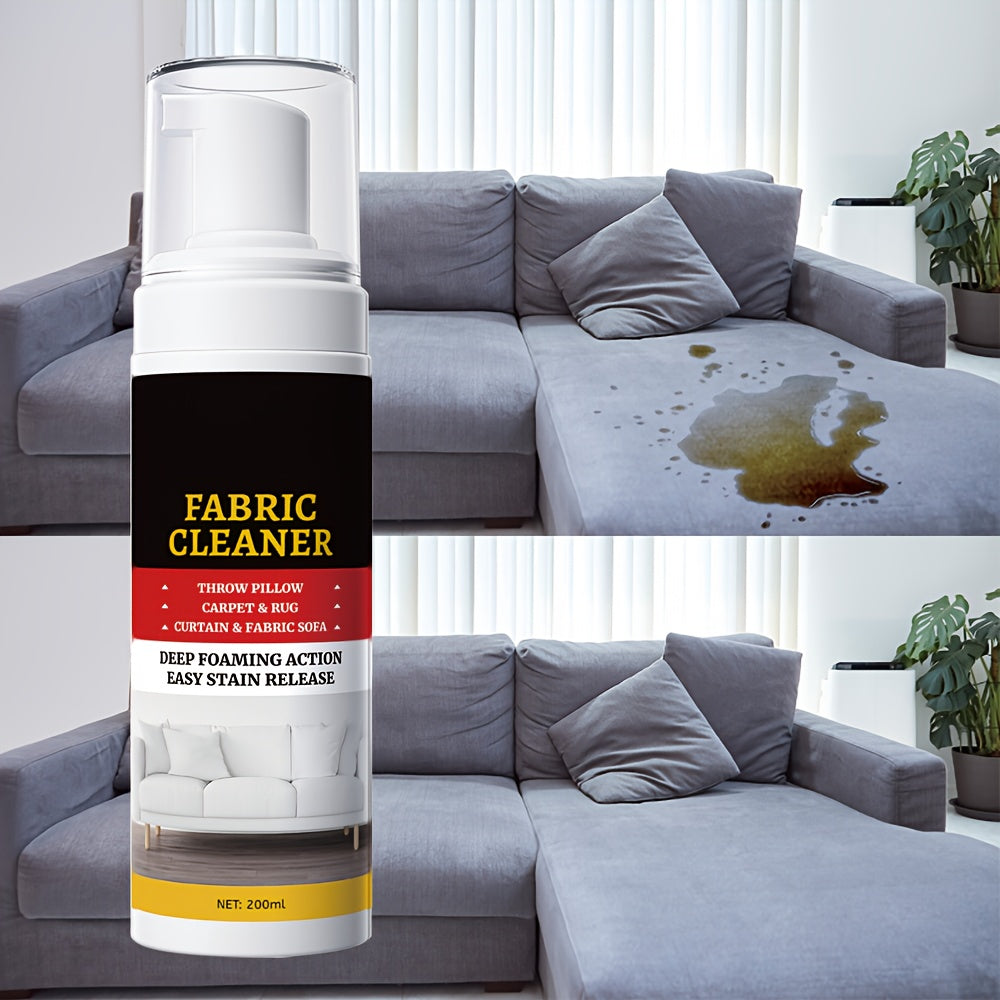 Surfactant Foam Fabric & Upholstery Spot Cleaner 6.76oz – Multi-Surface Stain Remover for Couch, Rug, Clothes, Car Seat, Mattress & Sofa | 1 to 5 Pack