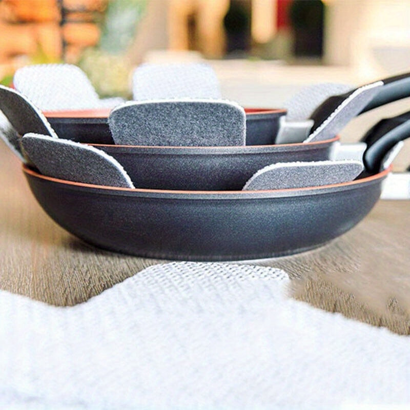21pcs Heat-Resistant Pot Bottom Pads Set – Non-Slip Kitchen Trivets & Scratch-Proof Protective Pads for Cookware, Countertops & Tables
