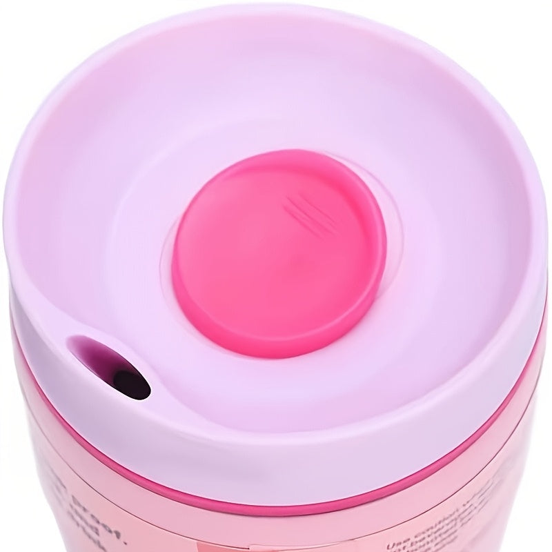 Vacuum Insulated Coffee Travel Cup 350ml 11.83oz - 304 Stainless Steel Double-Wall Flask with Push Lid & Direct Drinking Spout for Office, Travel & Outdoor, 4 Colors