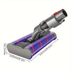 Dual Soft Roller Brush Head Replacement – Compatible with Dyson V7, V8, V10, V11 & V15 Cordless Vacuums | 360° Swivel Pulleys | Hard Floor Nozzle