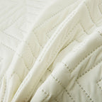 Quilted Sofa Cover One-Piece Cushion Slipcover with Anti-Slip Elastic Band – Pet-Friendly Scratch-Resistant Washable Removable Furniture Cover for Living Room Bedroom Hotel Home Decor