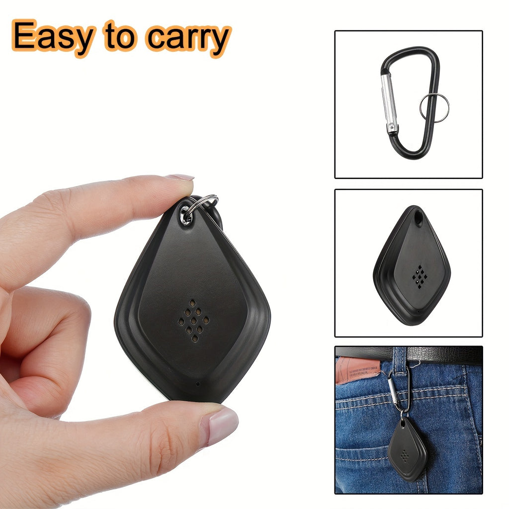 Portable Ultrasonic Mosquito Repellent USB Rechargeable - Soundwave Insect Repeller for Mosquitoes Fleas Ticks Camping Picnic Sports Home Indoor Outdoor Pest Control Device