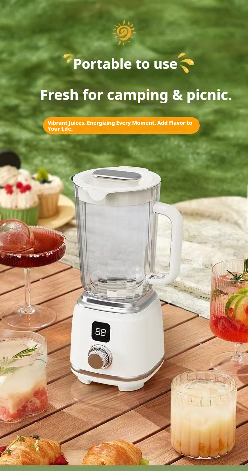Portable Blender Cordless Personal Juicer 3000mAh - 10-Blade Smoothie Maker for Fruits & Vegetables, Dual Speed, Food Grade ABS, USB Rechargeable Mini Blender for Home Kitchen Travel Gym