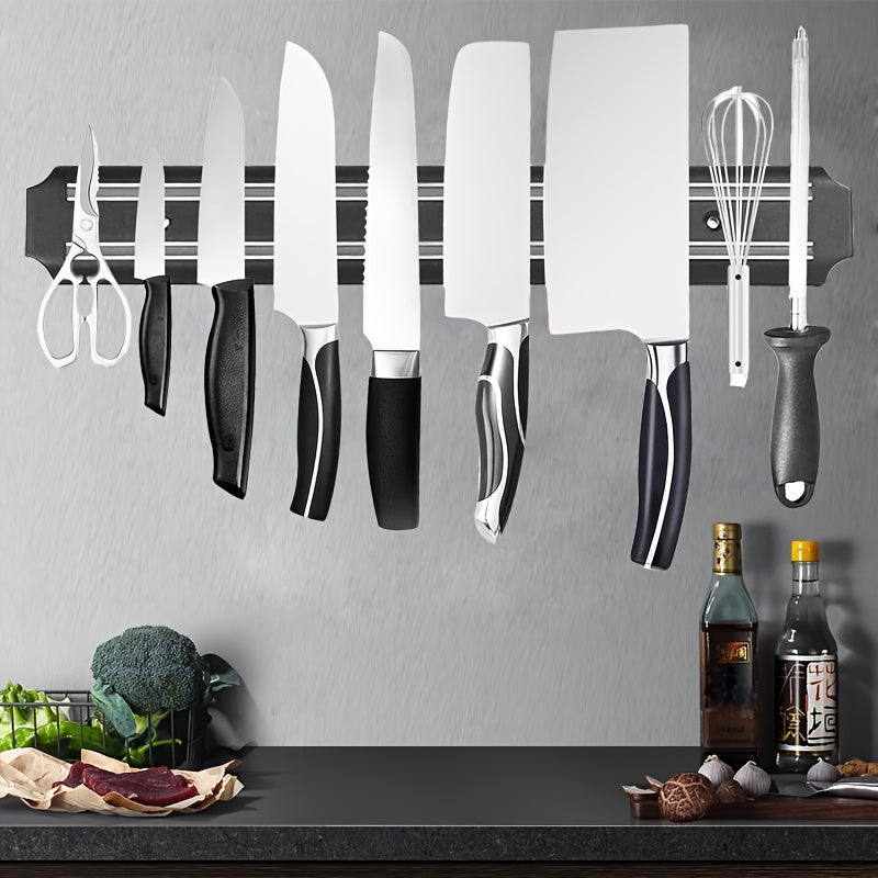 Magnetic Knife Holder Strip Wall Mount 20 Inch - Strong Magnetic Knife Bar for Kitchen Knives, Tools & Utensils, Space-Saving Kitchen Organizer Knife Rack
