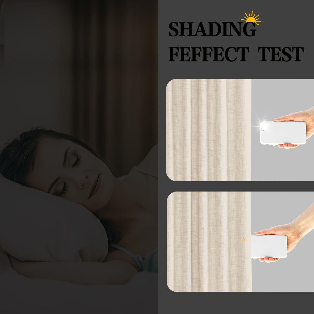 100% Blackout Curtains Back Tab & Rod Pocket for Bedroom Living Room - Thermal Insulated Darkening Drapes 2 & 4 Panel Sets for Windows Office Kitchen, Modern Home Decor
