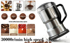 300W Electric Coffee Grinder & Spice Mill – Stainless Steel Blade, Food-Safe, One-Touch Grinding for Espresso, Beans, Grains | Nuvia Haven