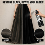 Black Fabric Color Correction Spray 3.38oz – Permanent Fade Repair Dye for Clothes, Jeans, Leather & Apparel