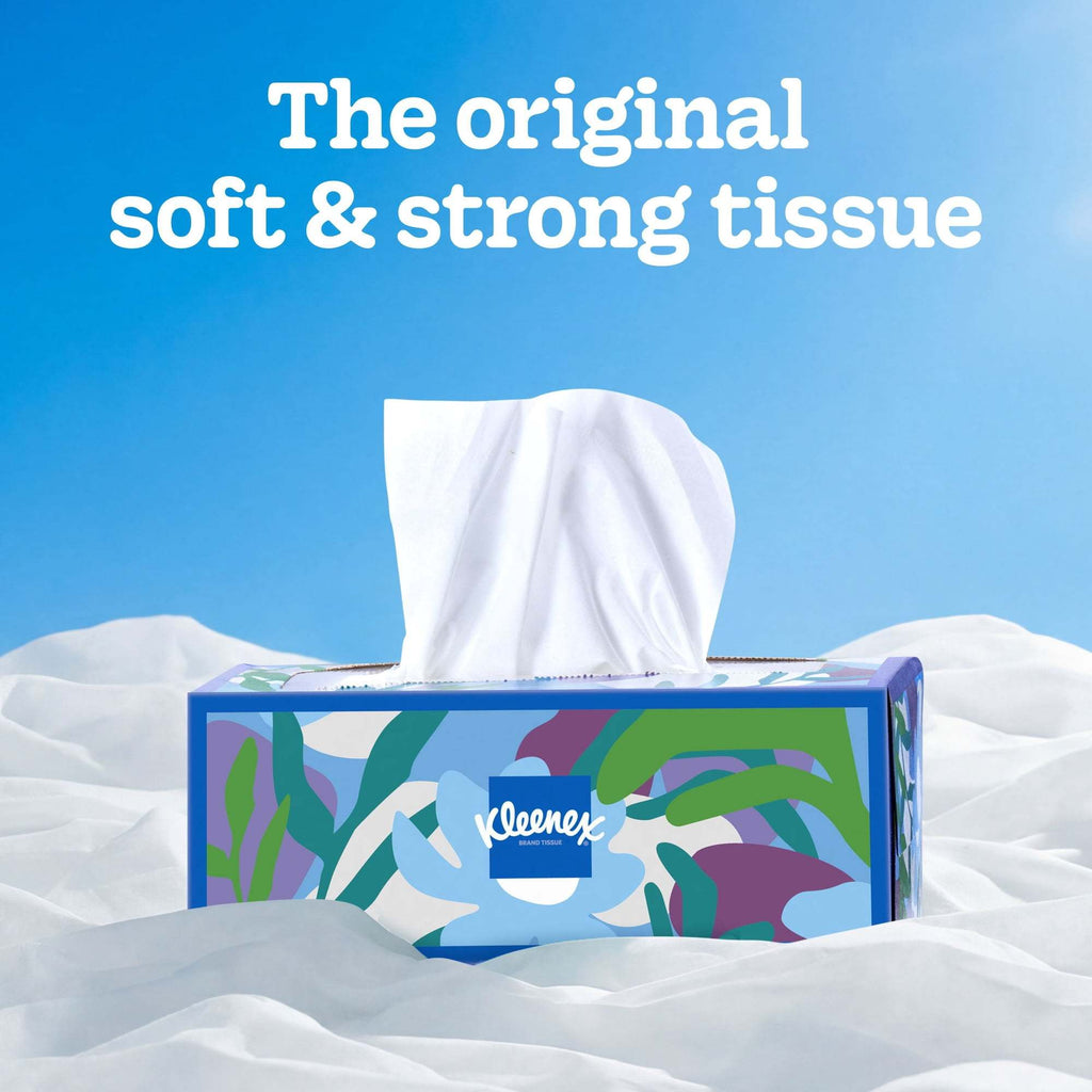 Kleenex Facial Tissues 6 Box Bulk Pack 160 Tissues Per Box 960 Total Soft Strong Everyday Tissue for Home Office Classroom Bedroom