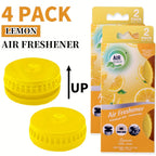 Air Freshener Odor Eliminator 4-Pack and 12-Pack Lasts Up to 30 Days Each for Bathroom Kitchen Garbage Can Cat Litter Box Car 6 Scents Lavender Lemon Paeonia